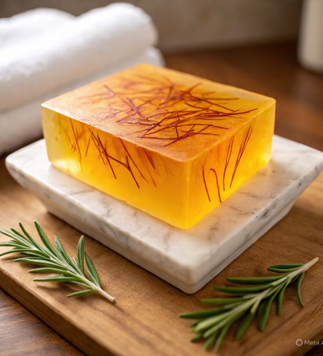 saffron soap
